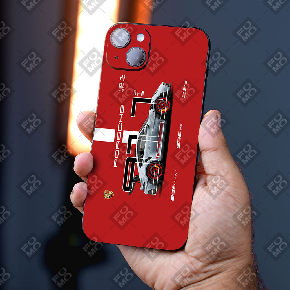 Porsche GT3 Silver Blaze Mobile Skins