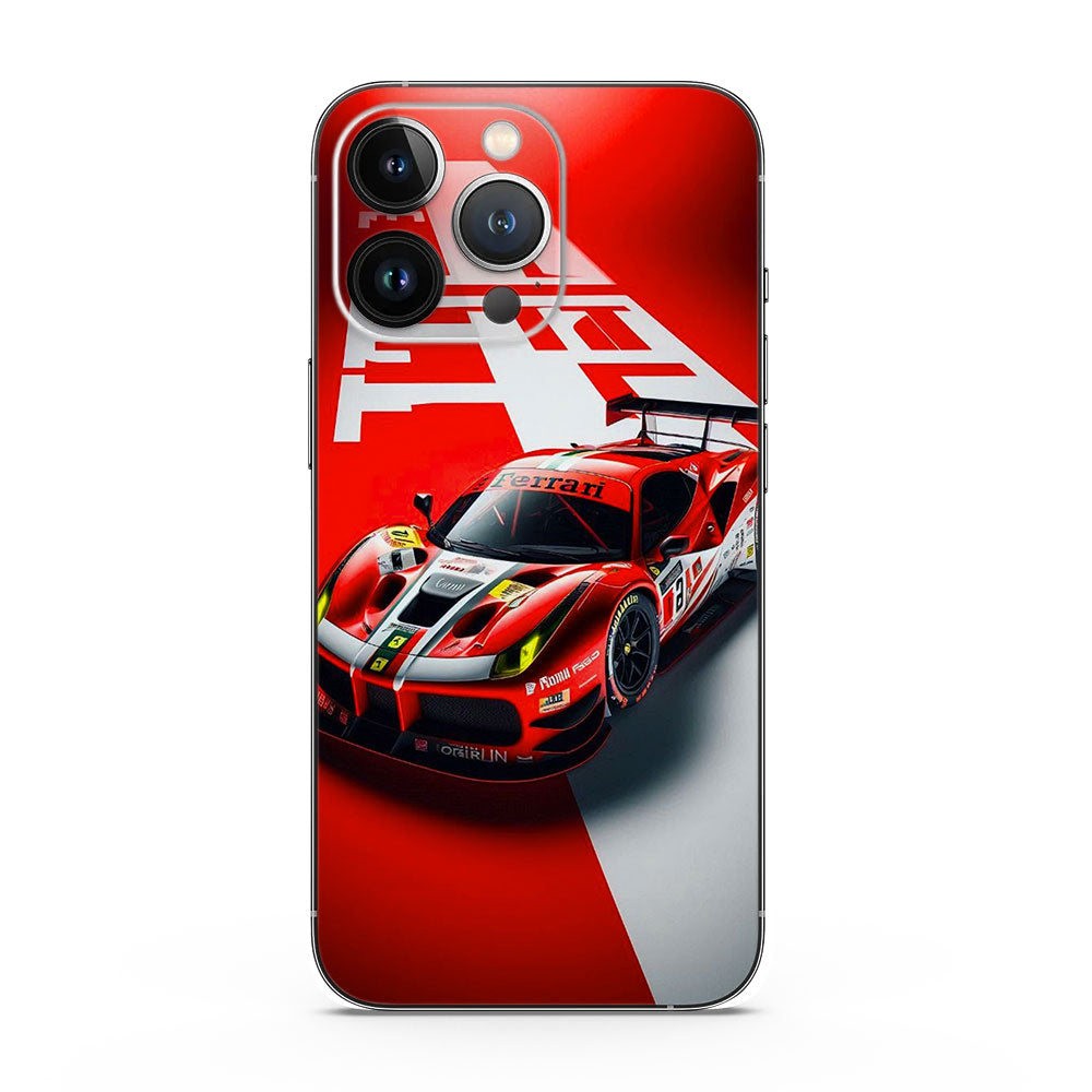 Fomo Store Mobile Skins Cars & Bikes Ferrari Evo Red Velocity