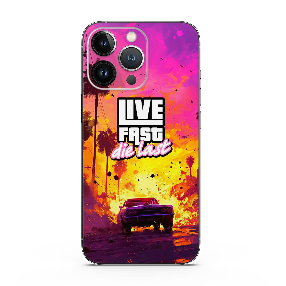 Fomo Store Mobile Skins Cars & Bikes Neon Sunset Dodge