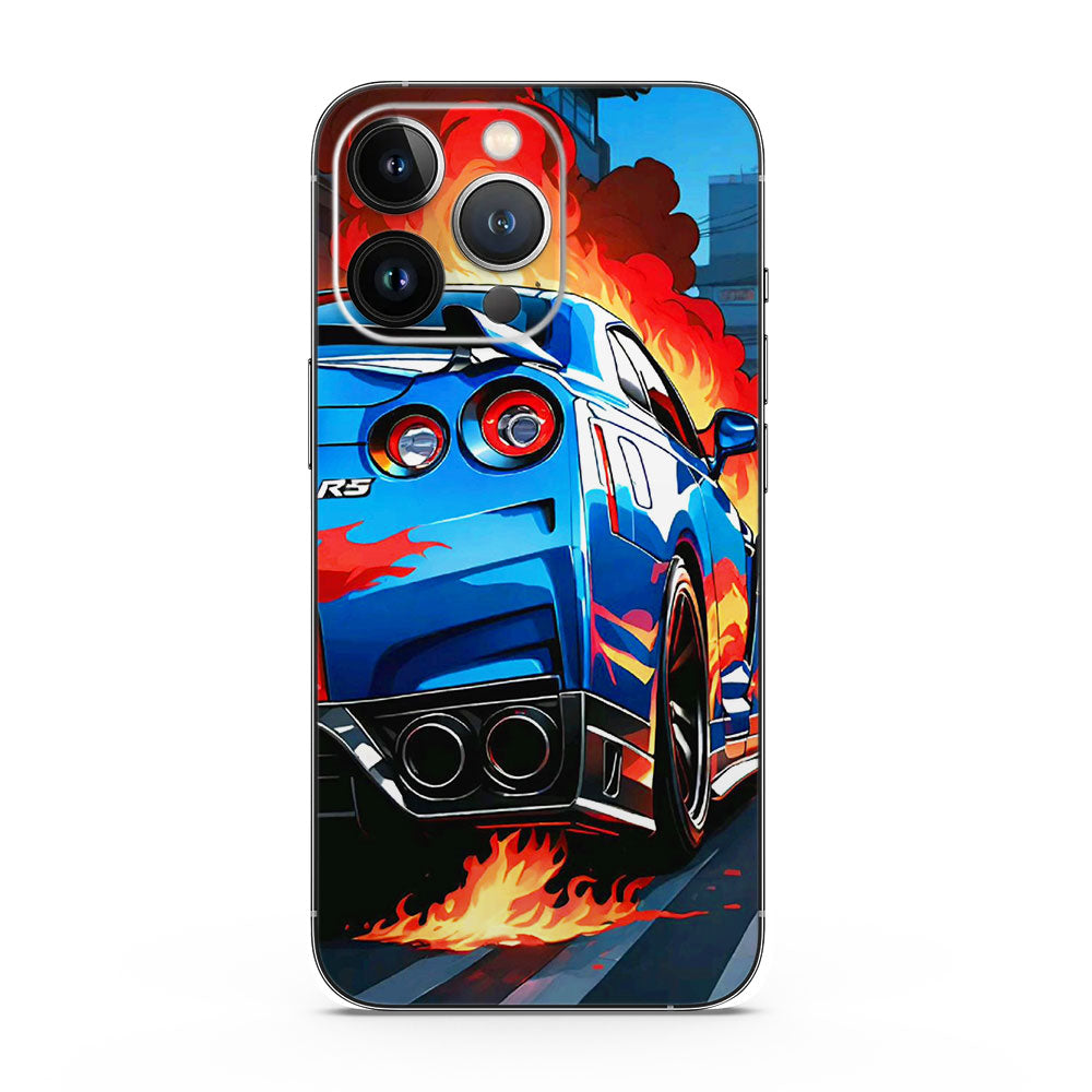 Fomo Store Mobile Skins Cars & Bikes Nissan GT-R R35 Blaze