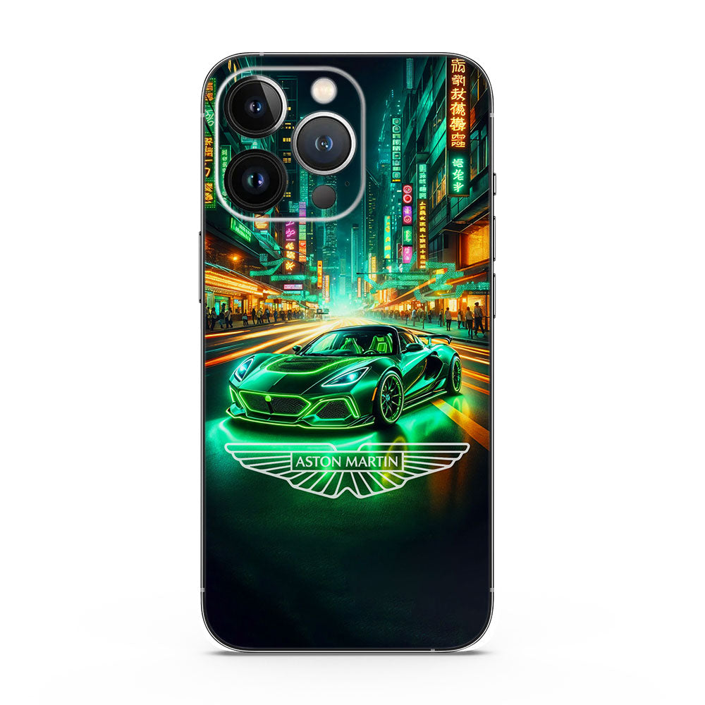 Fomo Store Mobile Skins Cars & Bikes Aston Martin Neon Vantage