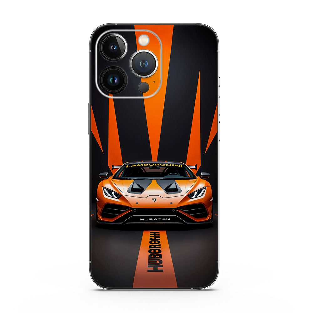 Fomo Store Mobile Skins Cars & Bikes Orange Lamborghini Huracan