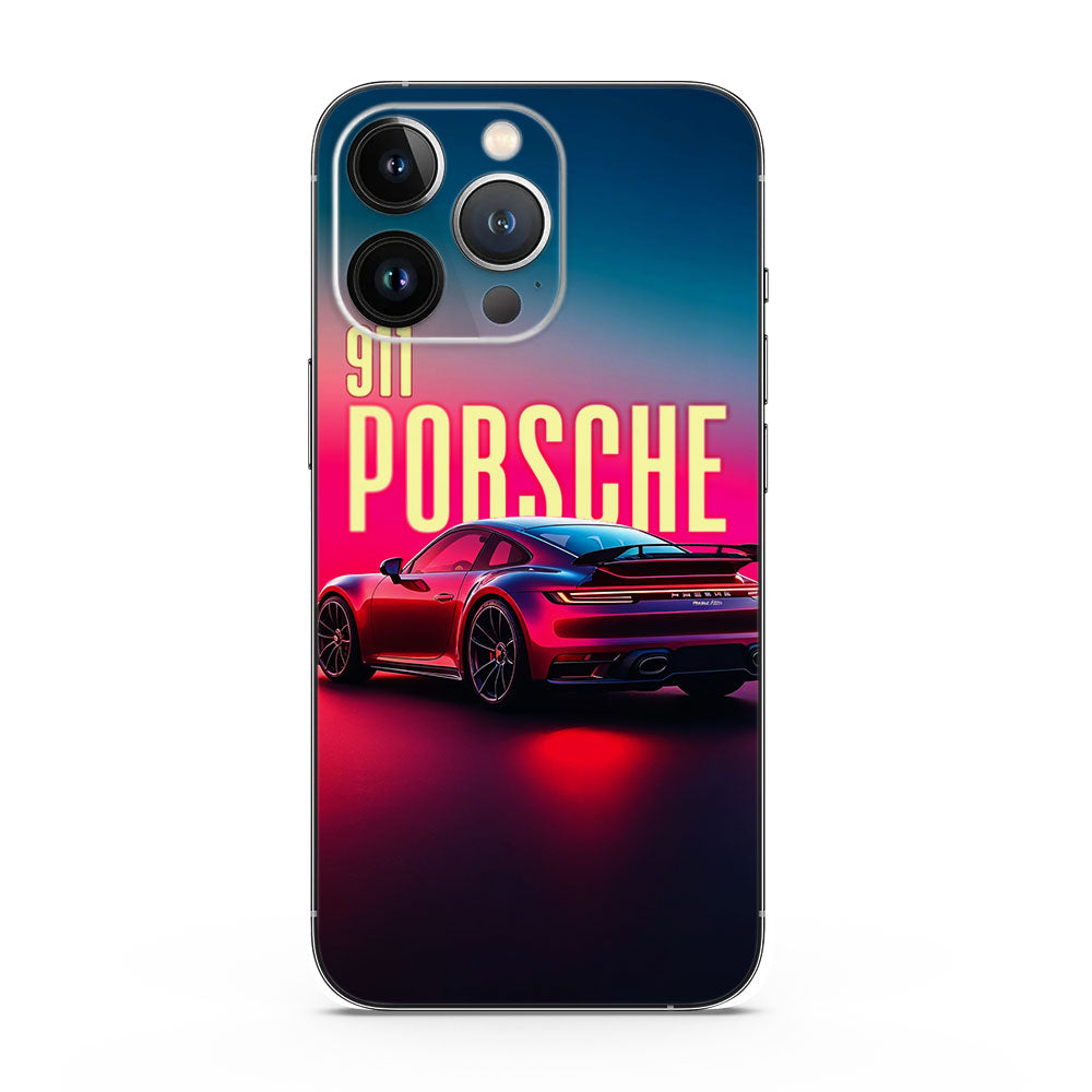 Fomo Store Mobile Skins Cars & Bikes Porsche 911 Sunset Turbo