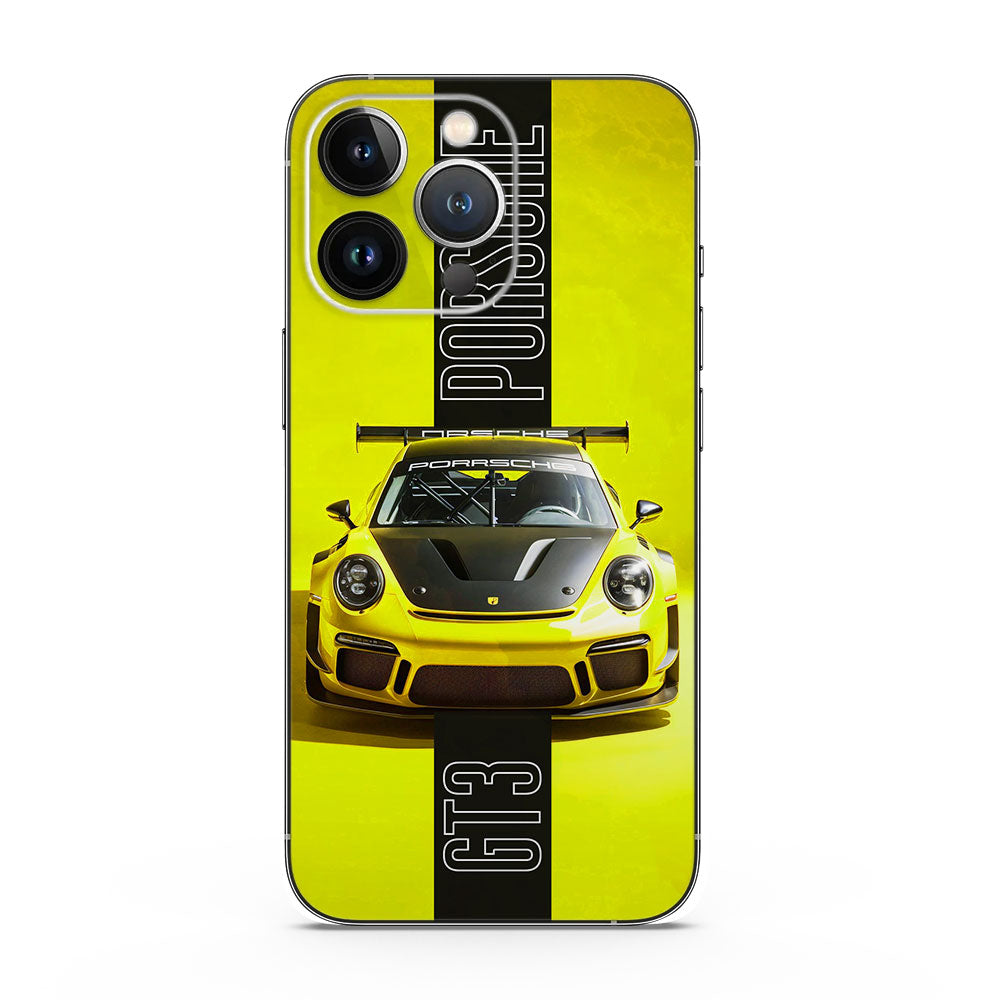 Yellow Porsche GT3 Mobile Skins