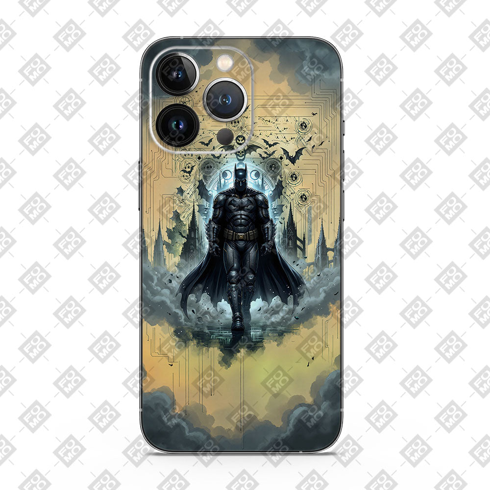 Dark Knight Forged in Midnight Steel Comics Mobile Skins