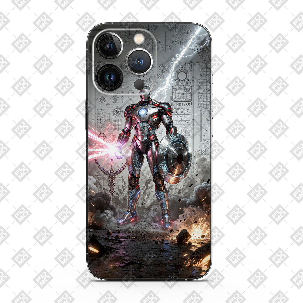 Armored Avenger Reforged in Silver Fire Comics Mobile Skins