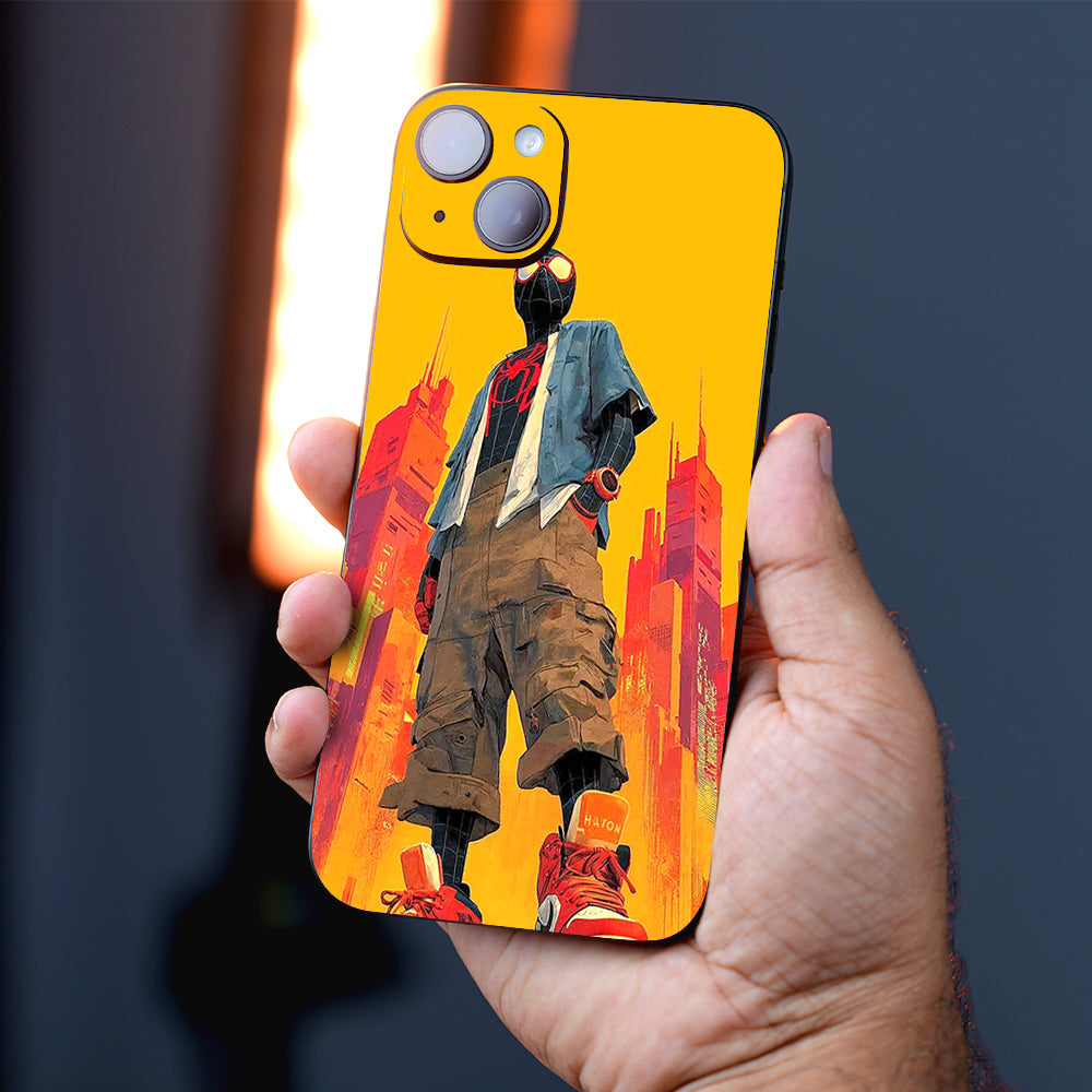Into the Spider-Verse: Neon Skyline Hero Comics Mobile Skins