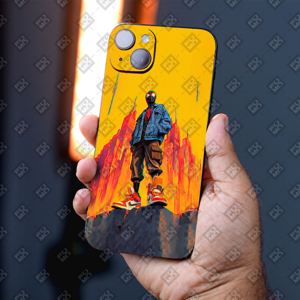 Into the Spider-Verse: Neon Skyline Hero Comics Mobile Skins