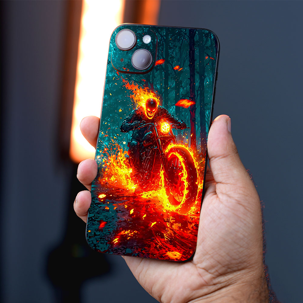Ghost Rider Fiery Comics Mobile Skin