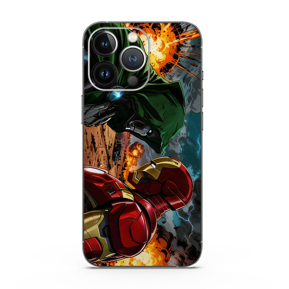 Iron Man vs Doom Comics Mobile Skin