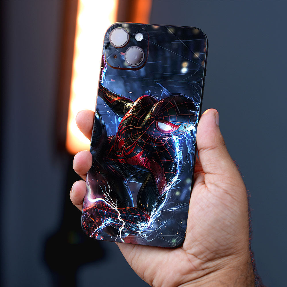 Miles Morales Shockwave Comics Mobile Skin