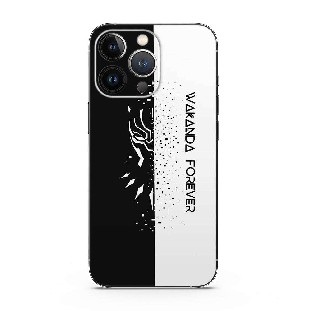 Fomo Store Mobile Skins Comics Black Panther Half Face