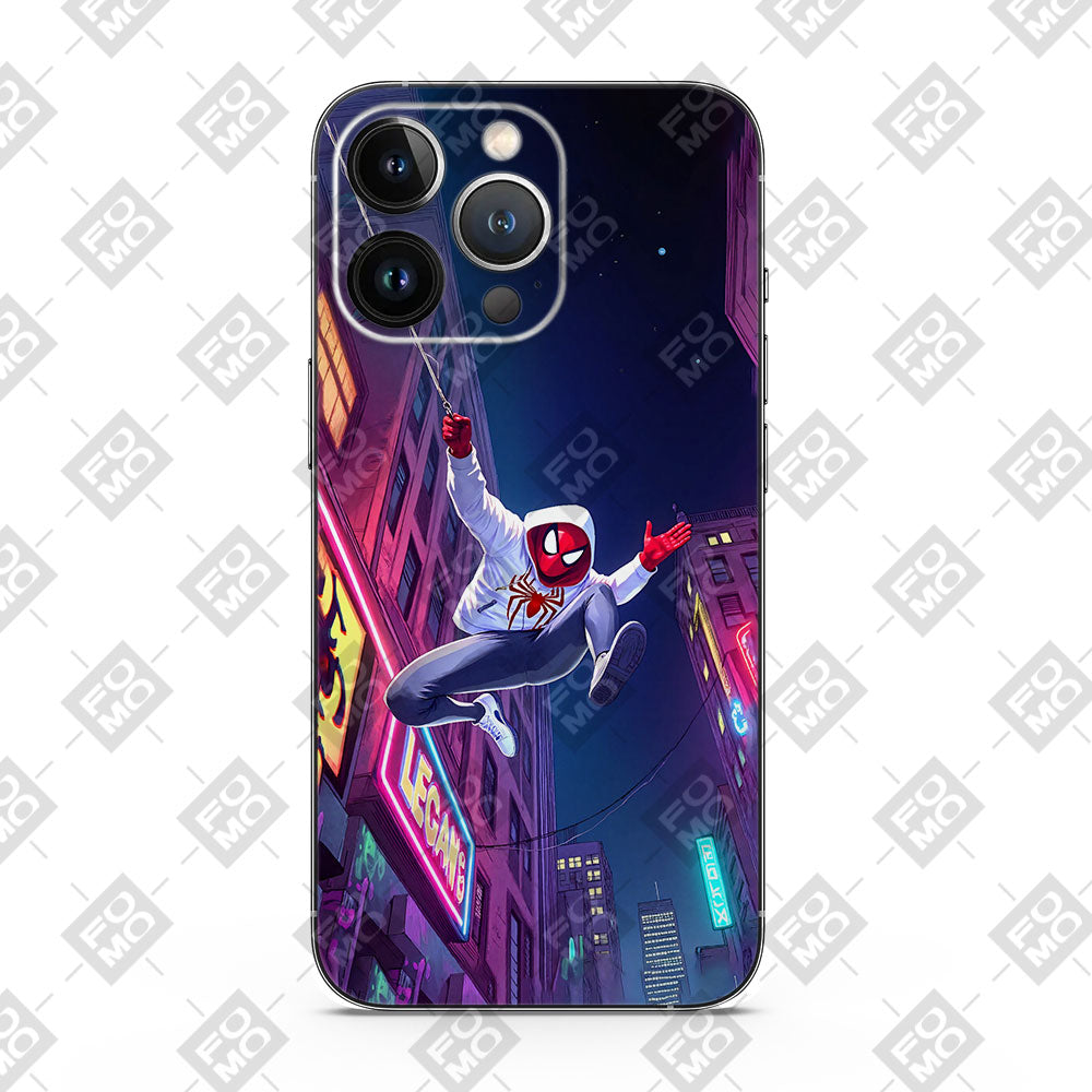Web Hero Skyline Comics Mobile Skins