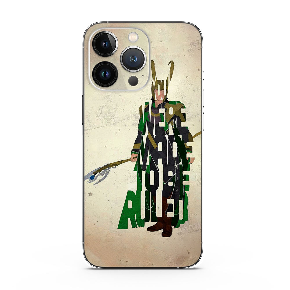 Fomo Store Mobile Skins Comics Loki - We Were Made To Be Ruled