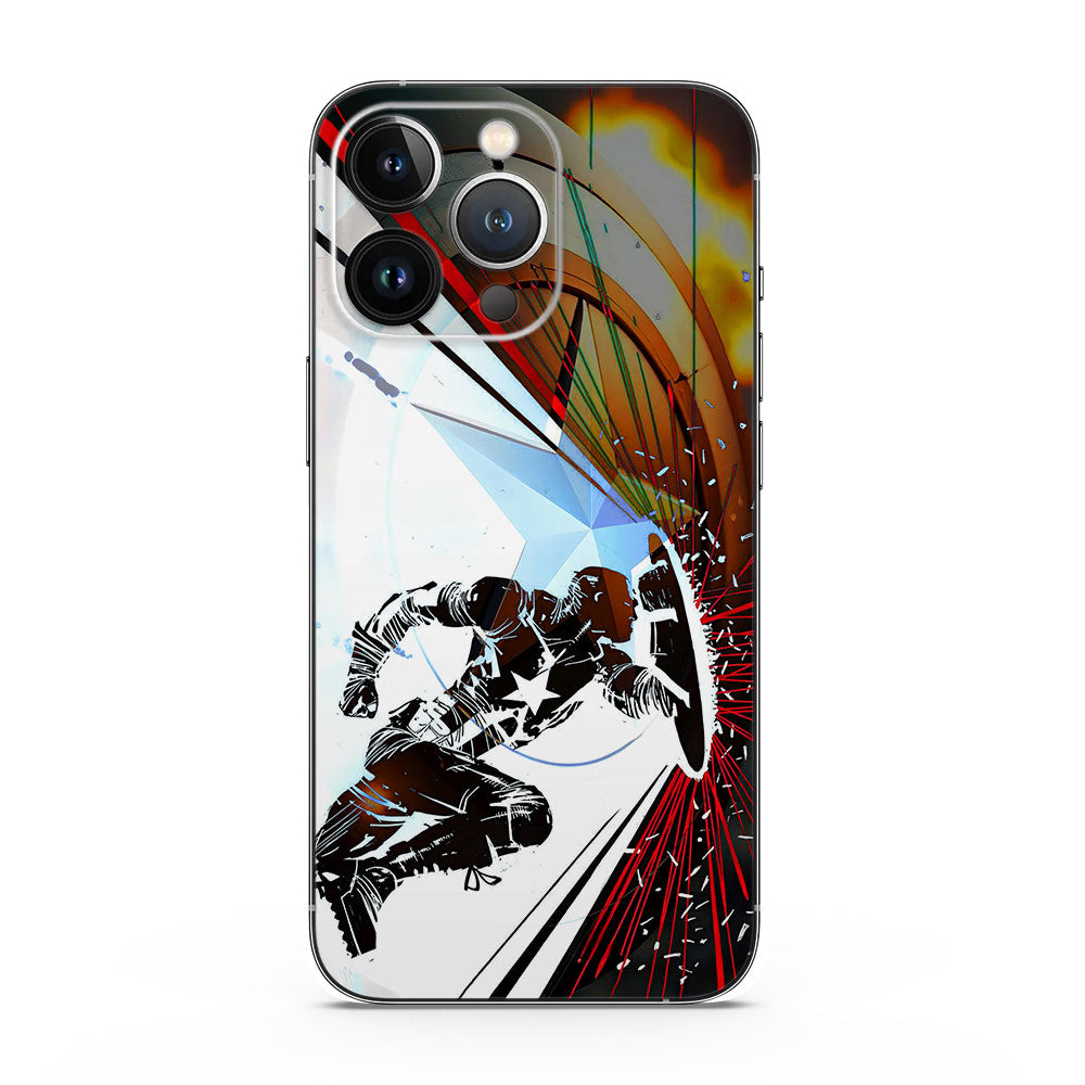 Fomo Store Mobile Skins Comics Captain America - All Courage