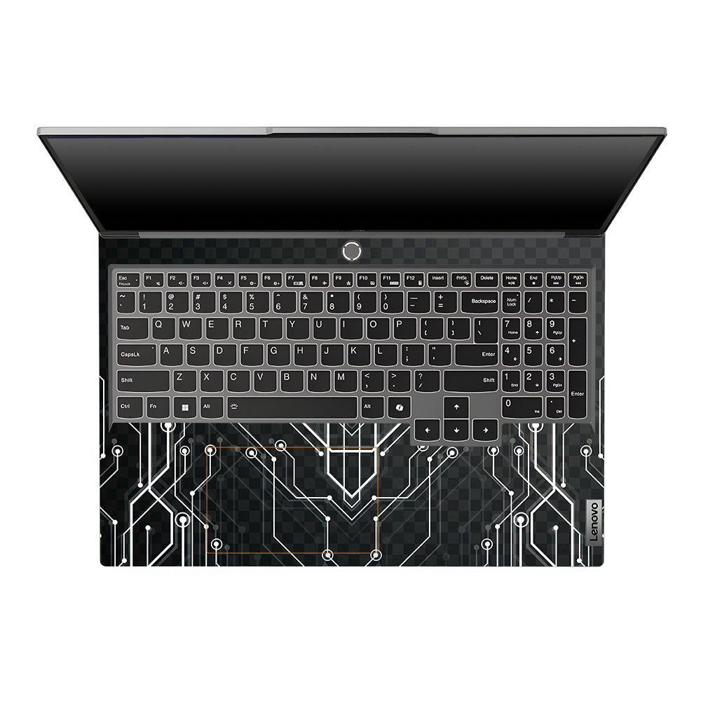 Black Digital Circuit Lenovo Legion 5 16IRX9 Laptop Skin