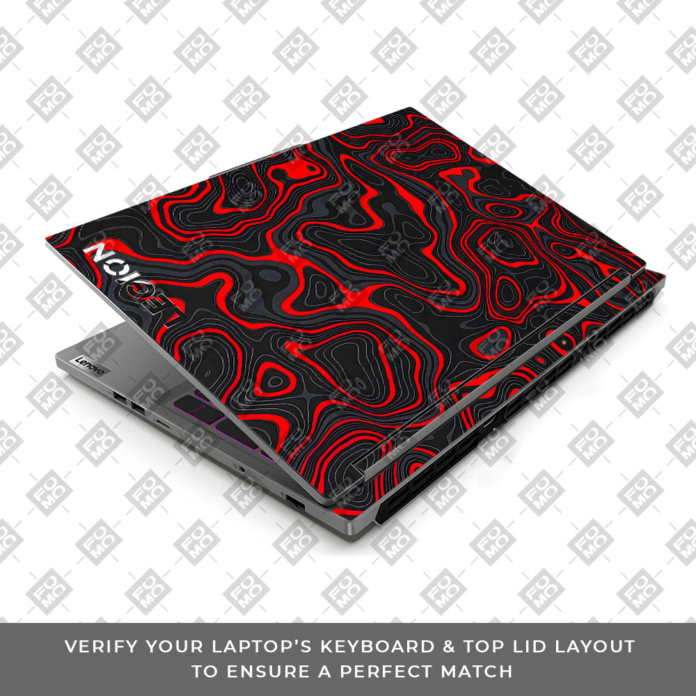 Crimson Waves Lenovo Legion 5 16IRX9 Laptop Skin