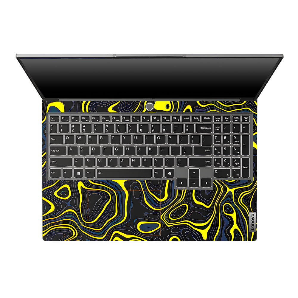 Neon Lava Contours Lenovo Legion 5 16IRX9 Laptop Skin