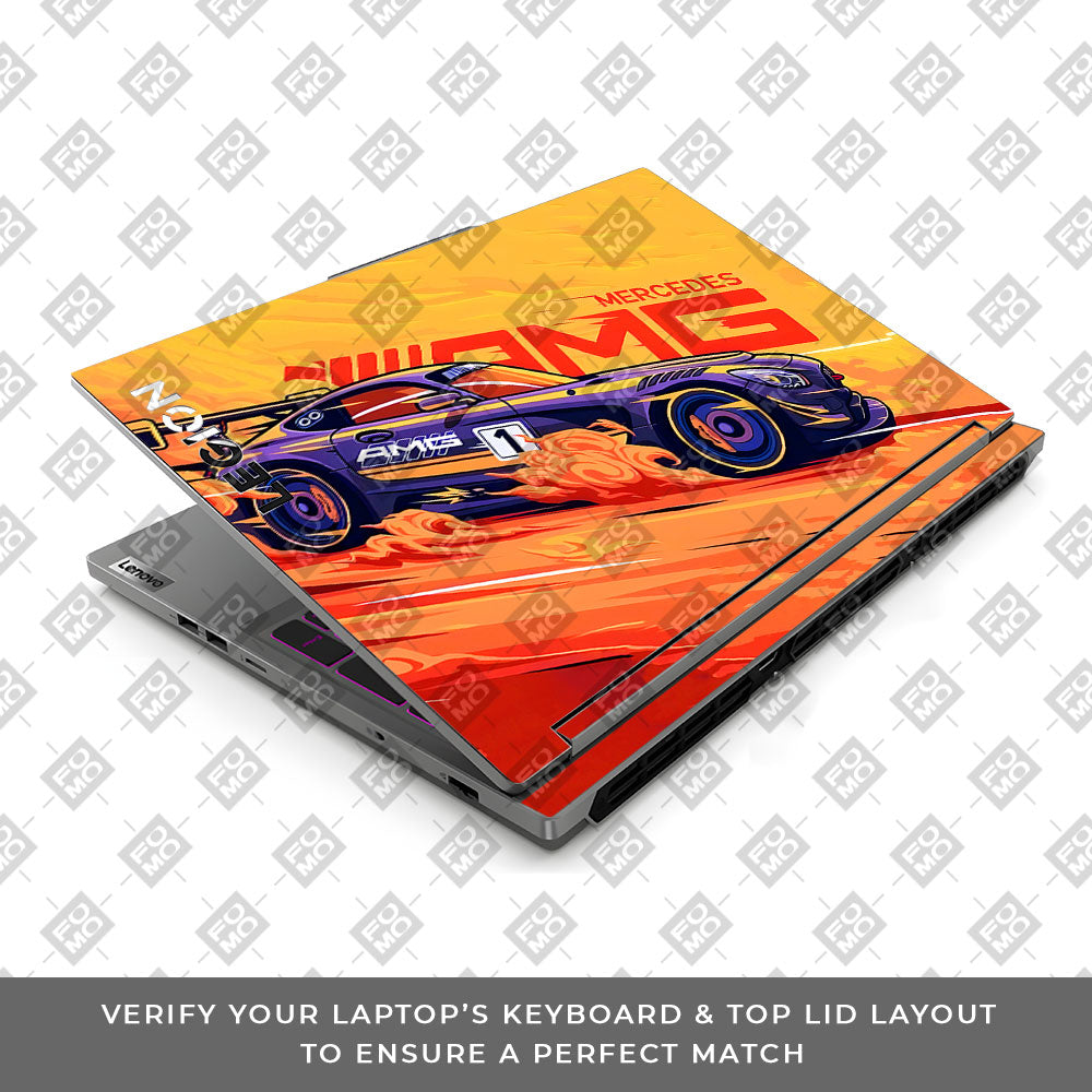 Mercedes AMG Lenovo Legion 5 16IRX9 Laptop Skin