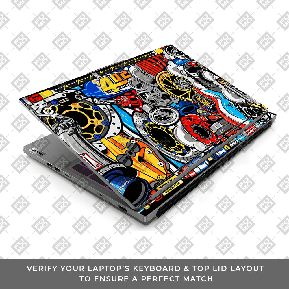 Mechanical Chaos Lenovo Legion 5 16IRX9 Laptop Skin