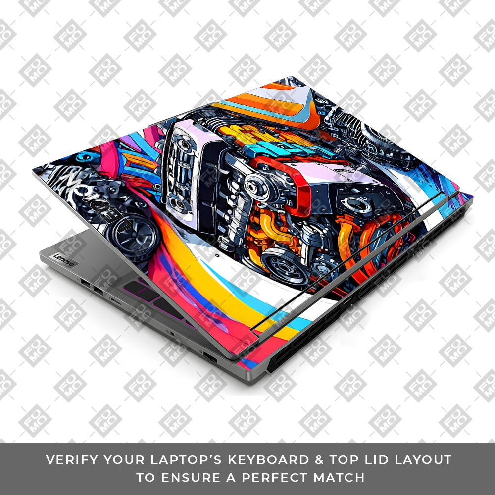 Power in Motion Lenovo Legion 5 16IRX9 Laptop Skin
