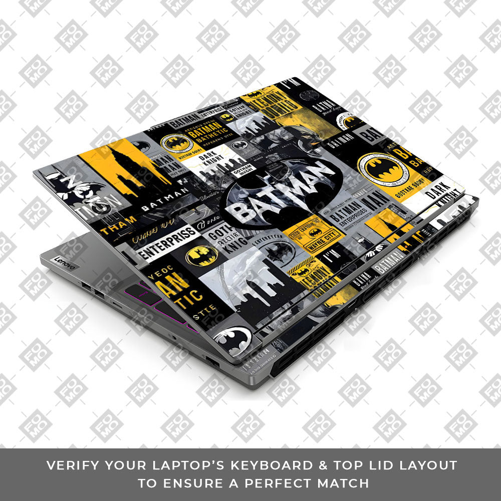 Batman Collage Lenovo Legion 5 16IRX9 Laptop Skin
