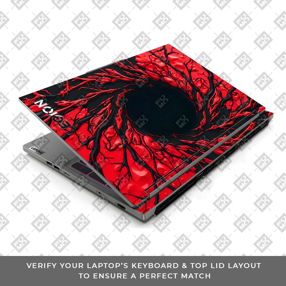 Spiderman Web Red Lenovo Legion 5 16IRX9 Laptop Skin