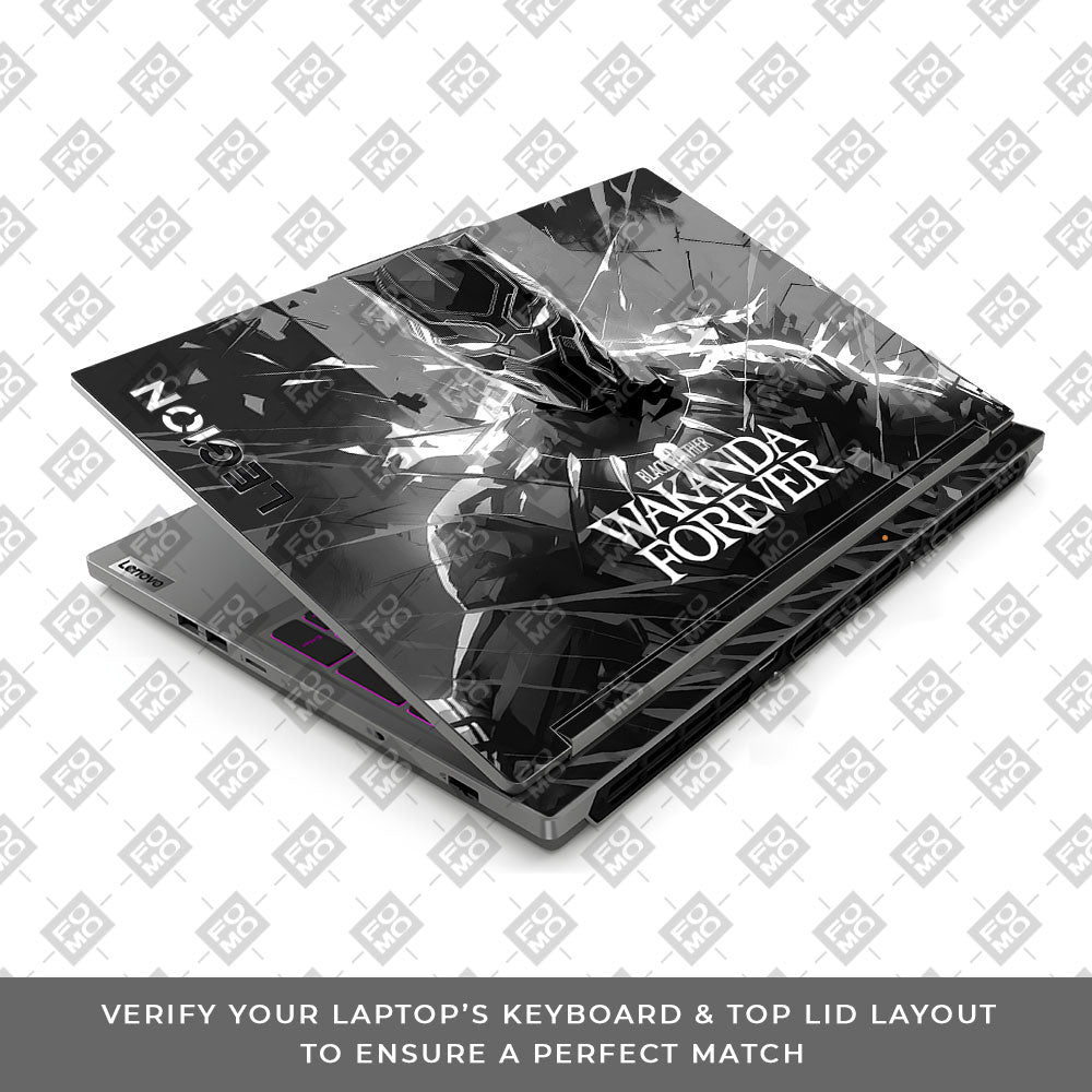Black Panther Wakanda Forever Lenovo Legion 5 16IRX9 3D Laptop Skin