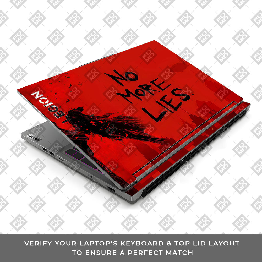 Batman No More Lies Lenovo Legion 5 16IRX9 Laptop Skin