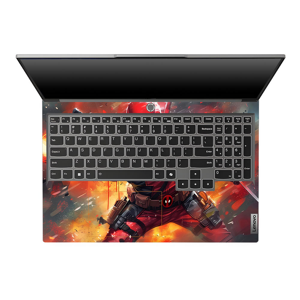 Deadpool in Action Lenovo Legion 5 16IRX9 Laptop Skin
