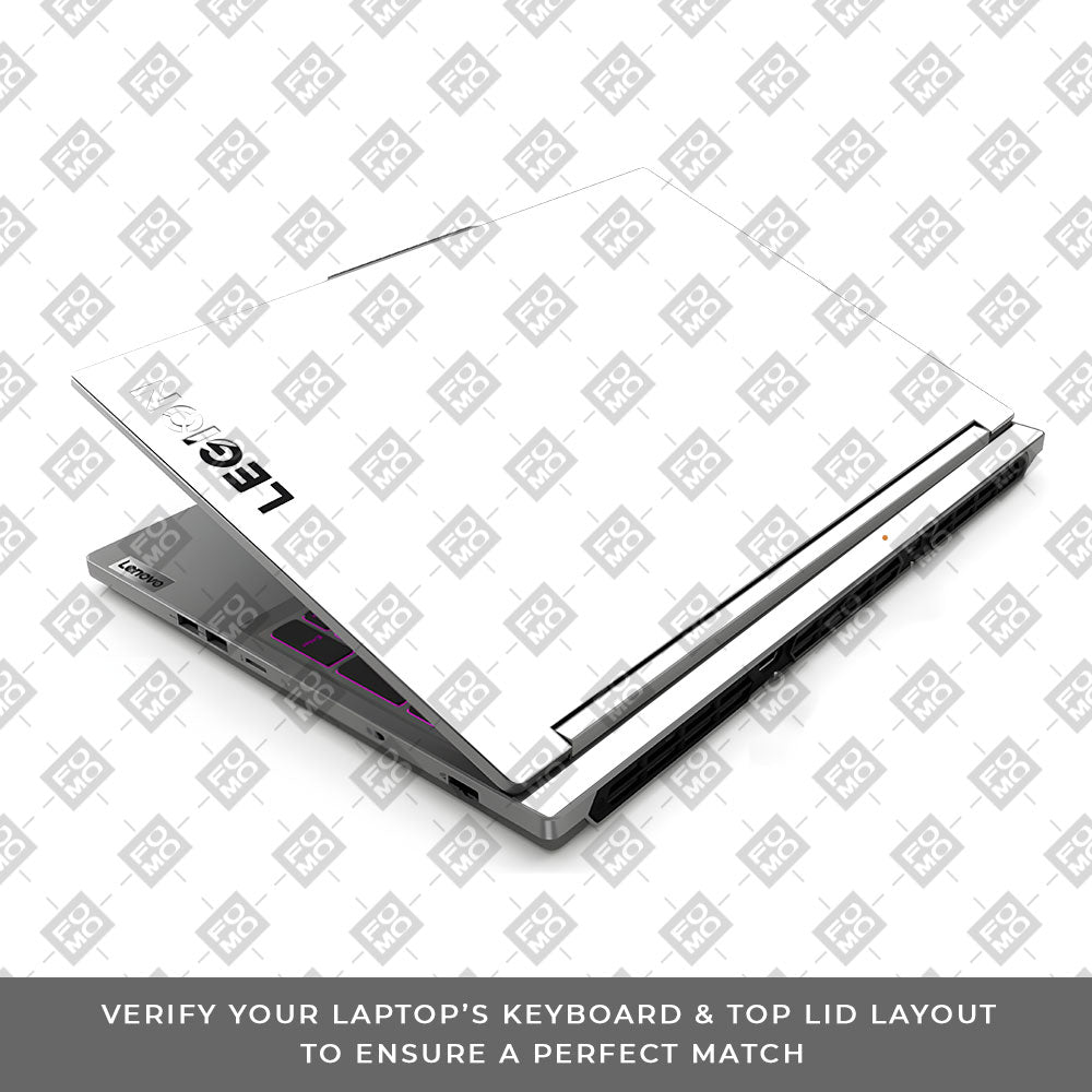 Textured White Lenovo Legion 5 16IRX9 Laptop Skin