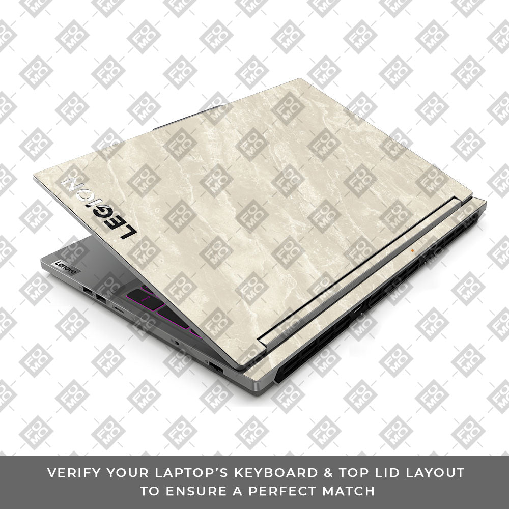 Textured Marble Lenovo Legion 5 16IRX9 Laptop Skin
