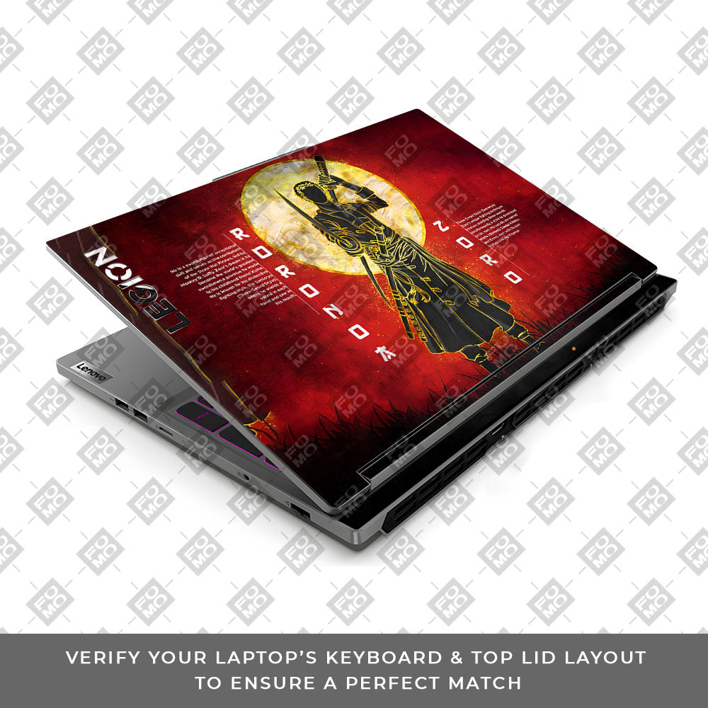 Zoro Under Golden Moon Lenovo Legion 5 16IRX9 Laptop Skin