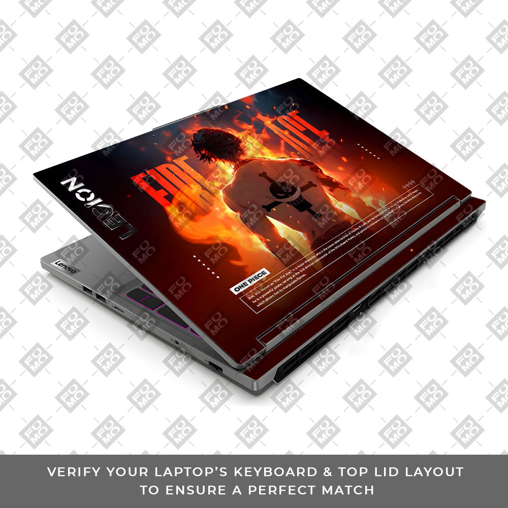 Fire Fist Ace Lenovo Legion 5 16IRX9 Laptop Skin