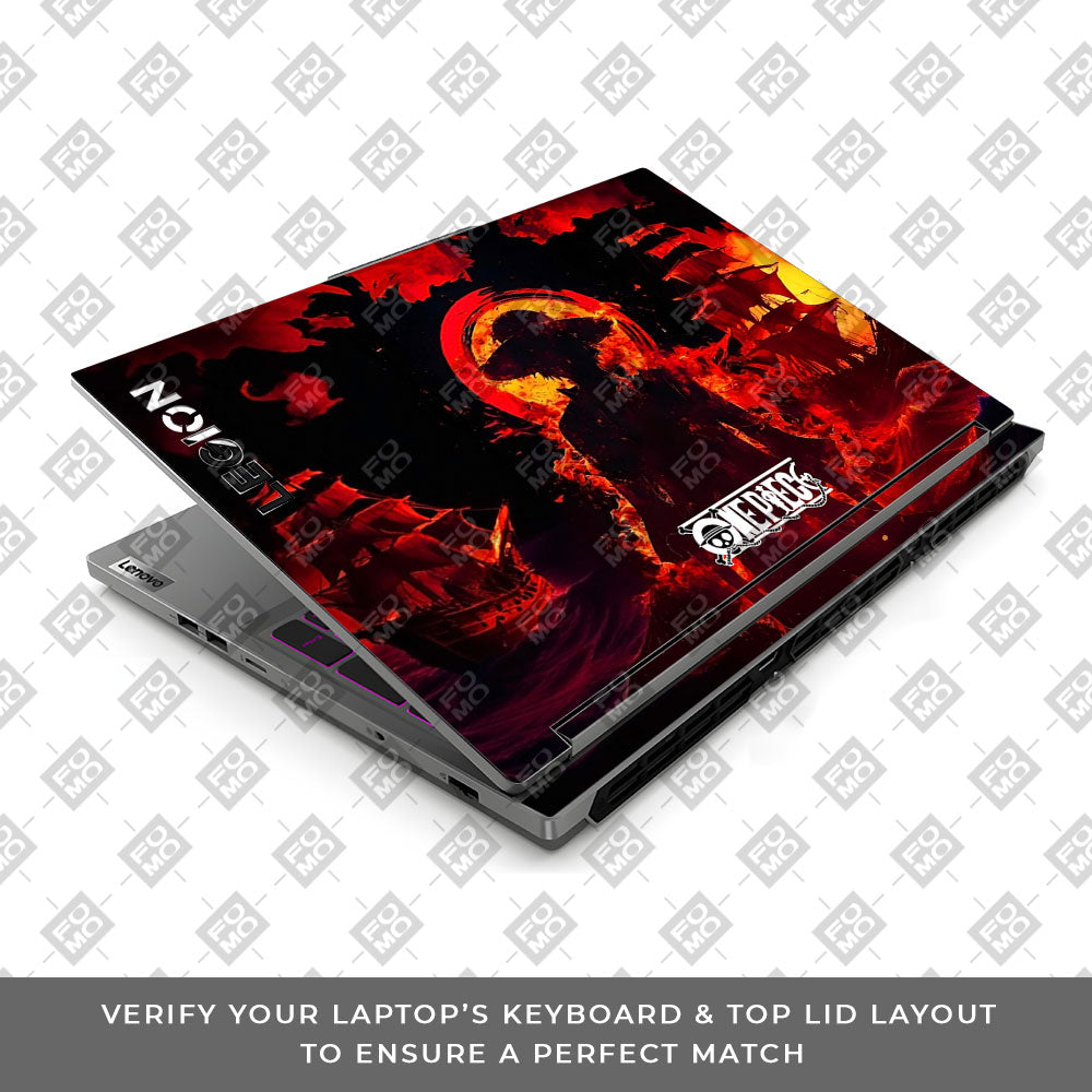 Luffy's Burning Tide Lenovo Legion 5 16IRX9 Laptop Skin