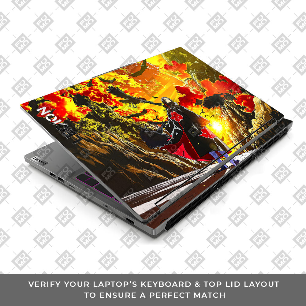 Itachi with Flock of Crows Lenovo Legion 5 16IRX9 Laptop Skin