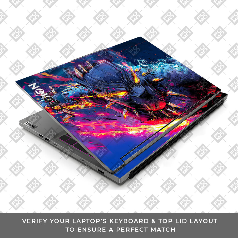 Vibranium Fury Wakandan Charge Lenovo Legion 5 16IRX9 Laptop Skin
