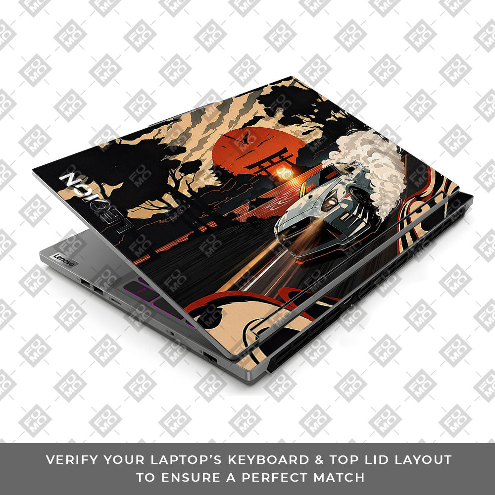 Samurai Rising Sun GTR Lenovo Legion 5 16IRX9 Laptop Skin