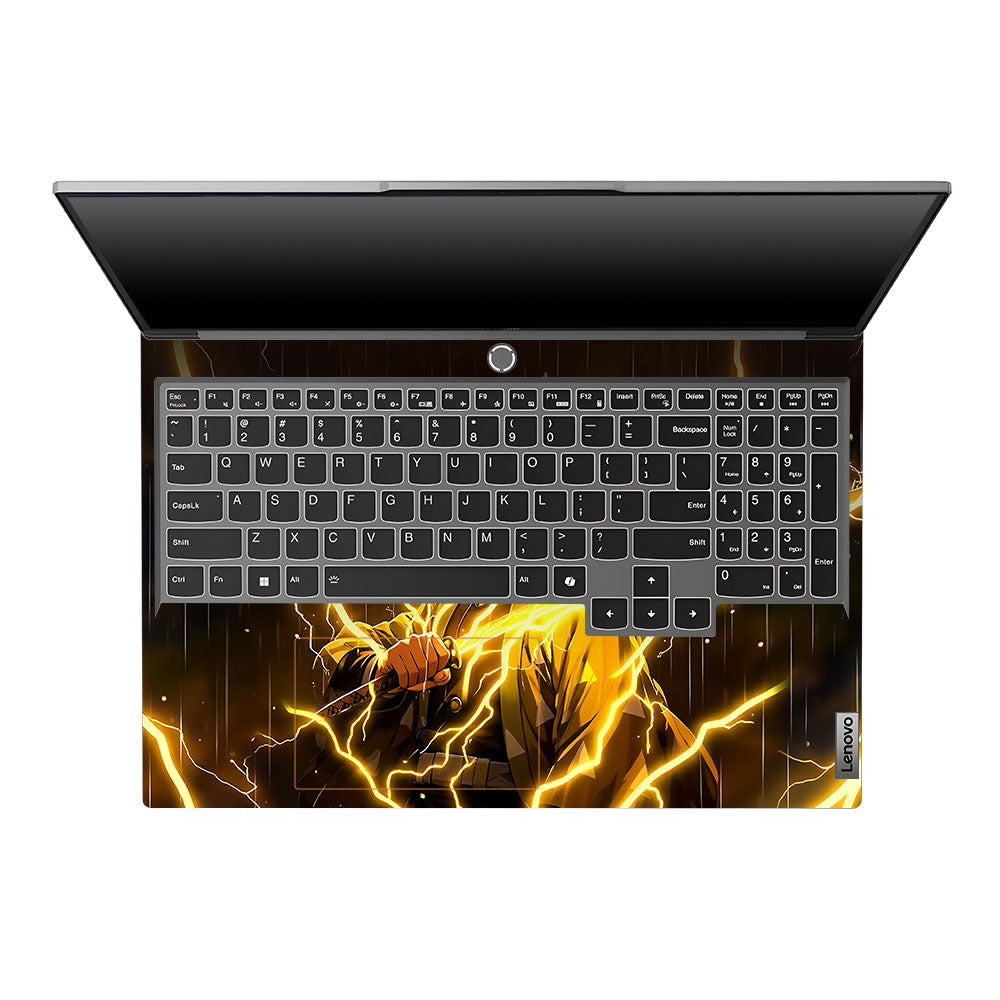 Thunder Soul Lightning Zenitsu Lenovo Legion 5 16IRX9 3D Laptop Skin
