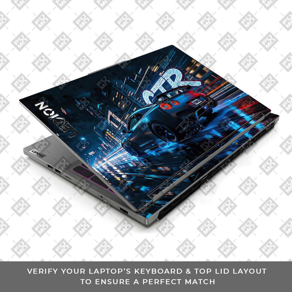 Neon GTR Nights Lenovo Legion 5 16IRX9 Laptop Skin