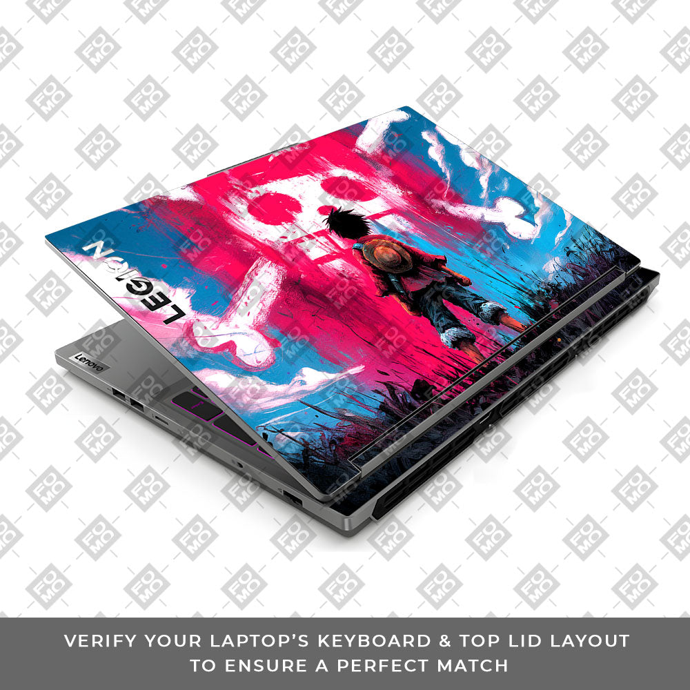 Straw Hat Graffiti One Piece Lenovo Legion 5 16IRX9 Laptop Skin