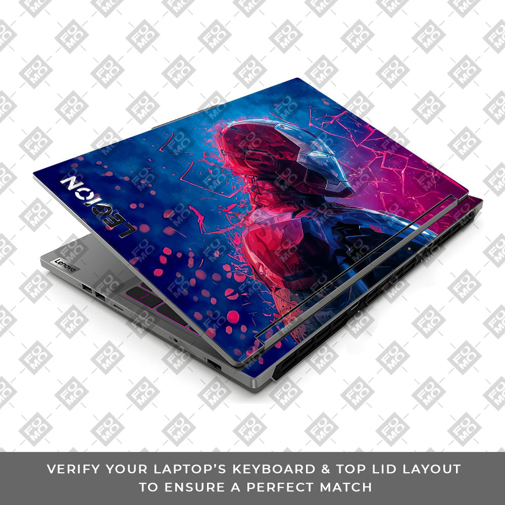 Iron Man Neon Tech Lenovo Legion 5 16IRX9 Laptop Skin