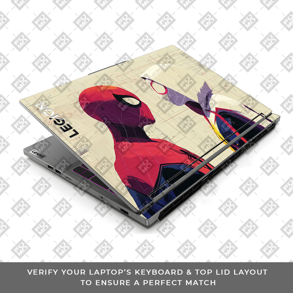 Spider Man X Spider Gwen Lenovo Legion 5 16IRX9 Laptop Skin