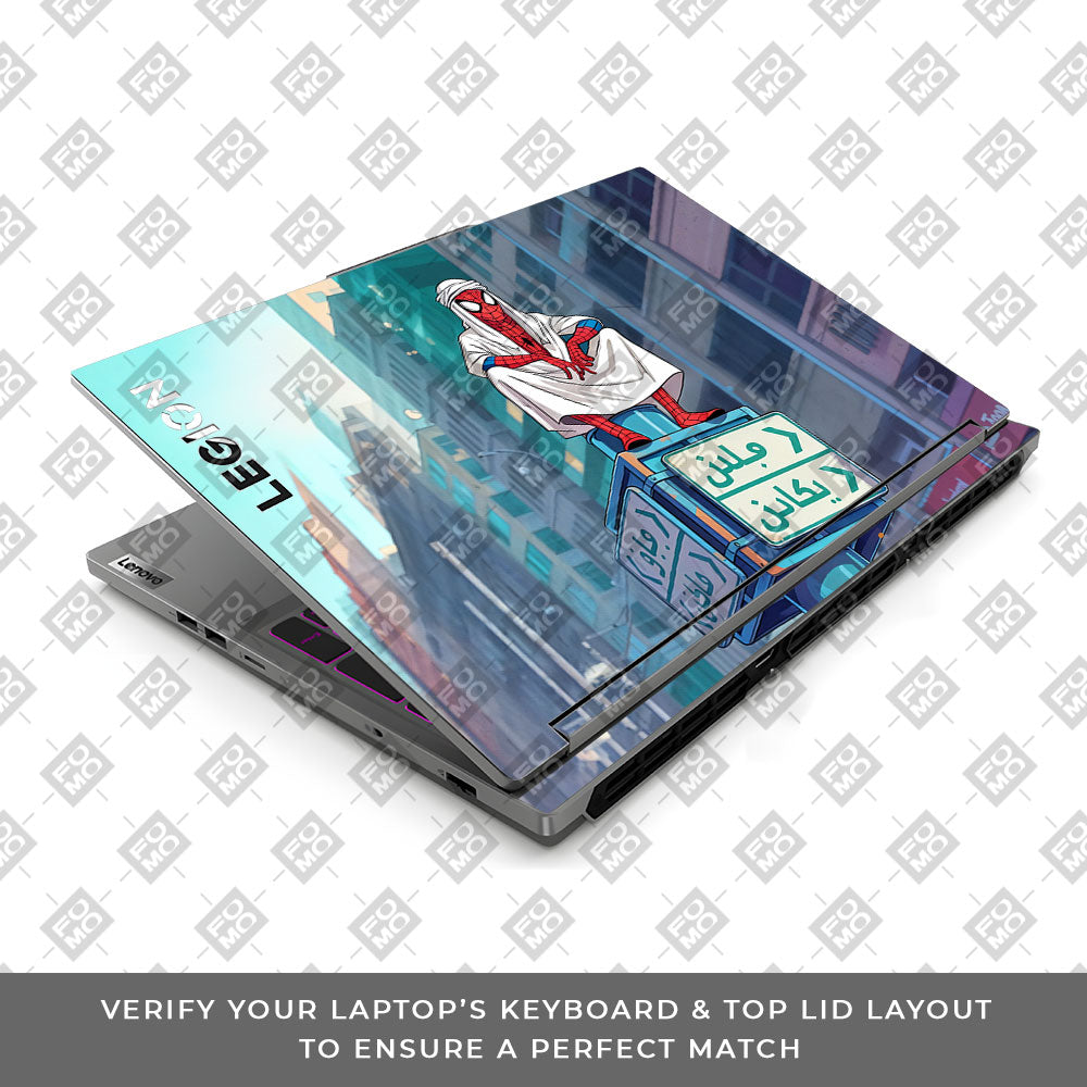 Arabian Spider Man Lenovo Legion 5 16IRX9 Laptop Skin