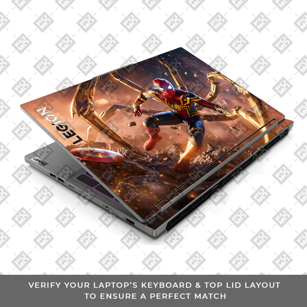 Spider Man Mech Arms Lenovo Legion 5 16IRX9 Laptop Skin