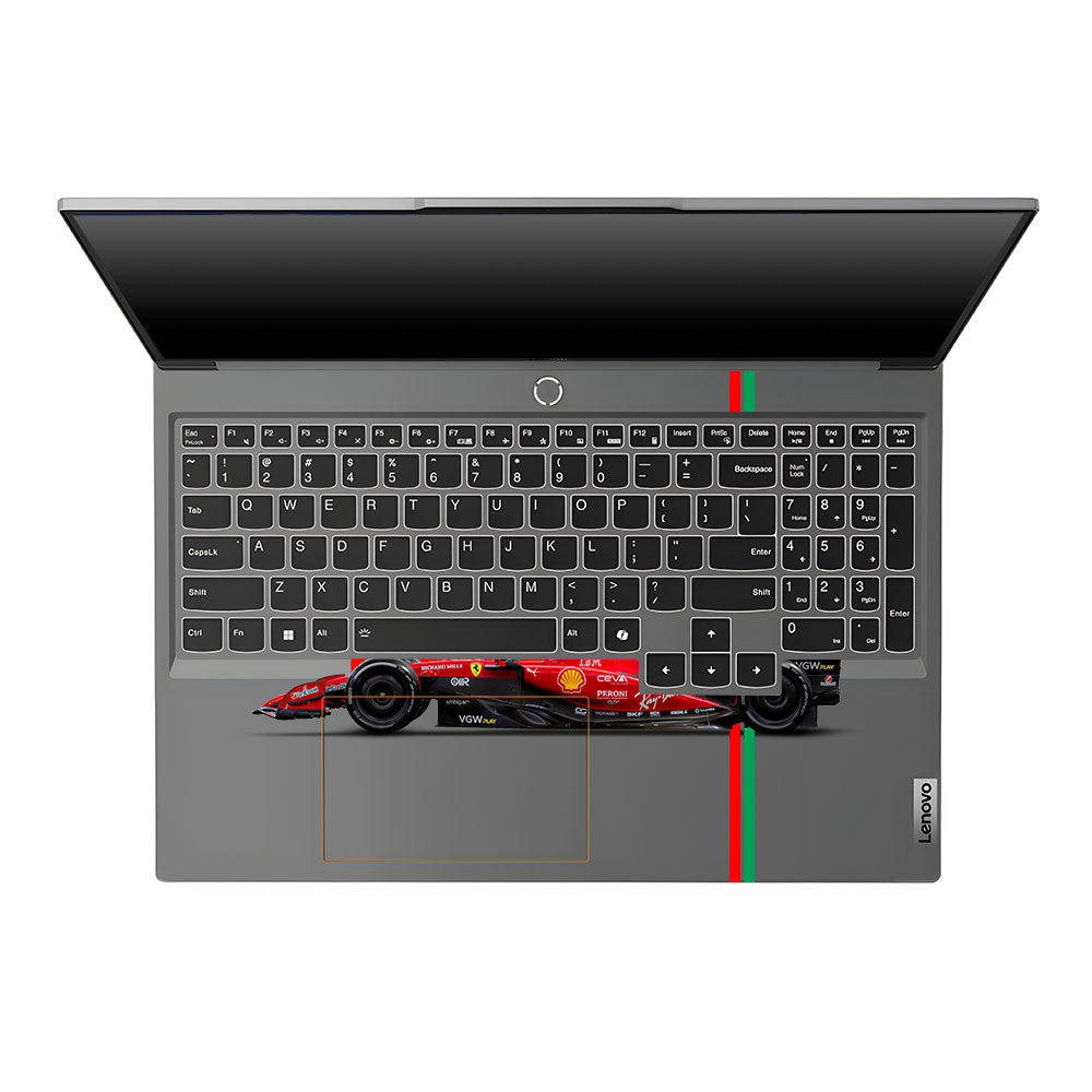 Transparent Ferrari Flame Lenovo Legion 5 16IRX9 Laptop Skin