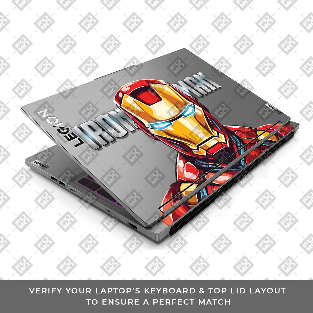 Transparent Arc Reactor Lenovo Legion 5 16IRX9 Laptop Skin