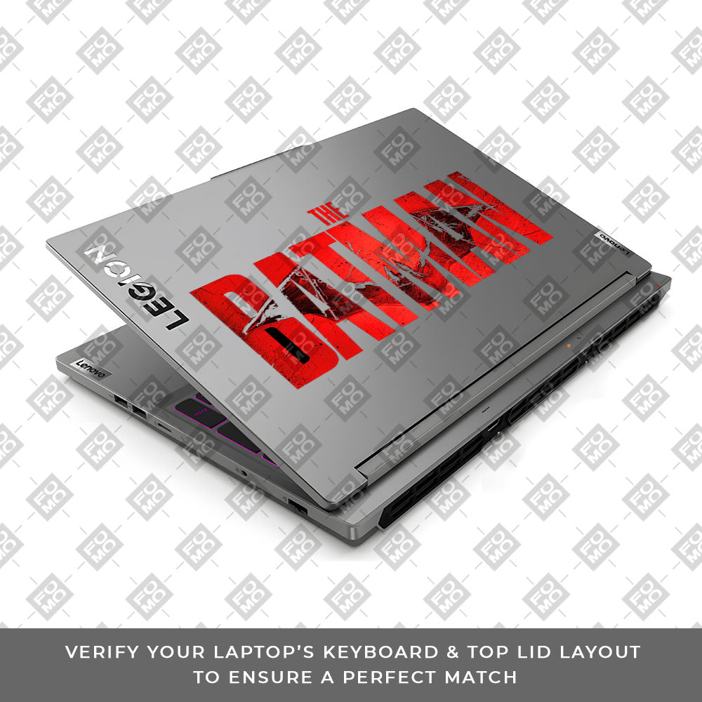 Transparent The Batman Lenovo Legion 5 16IRX9 Laptop Skin