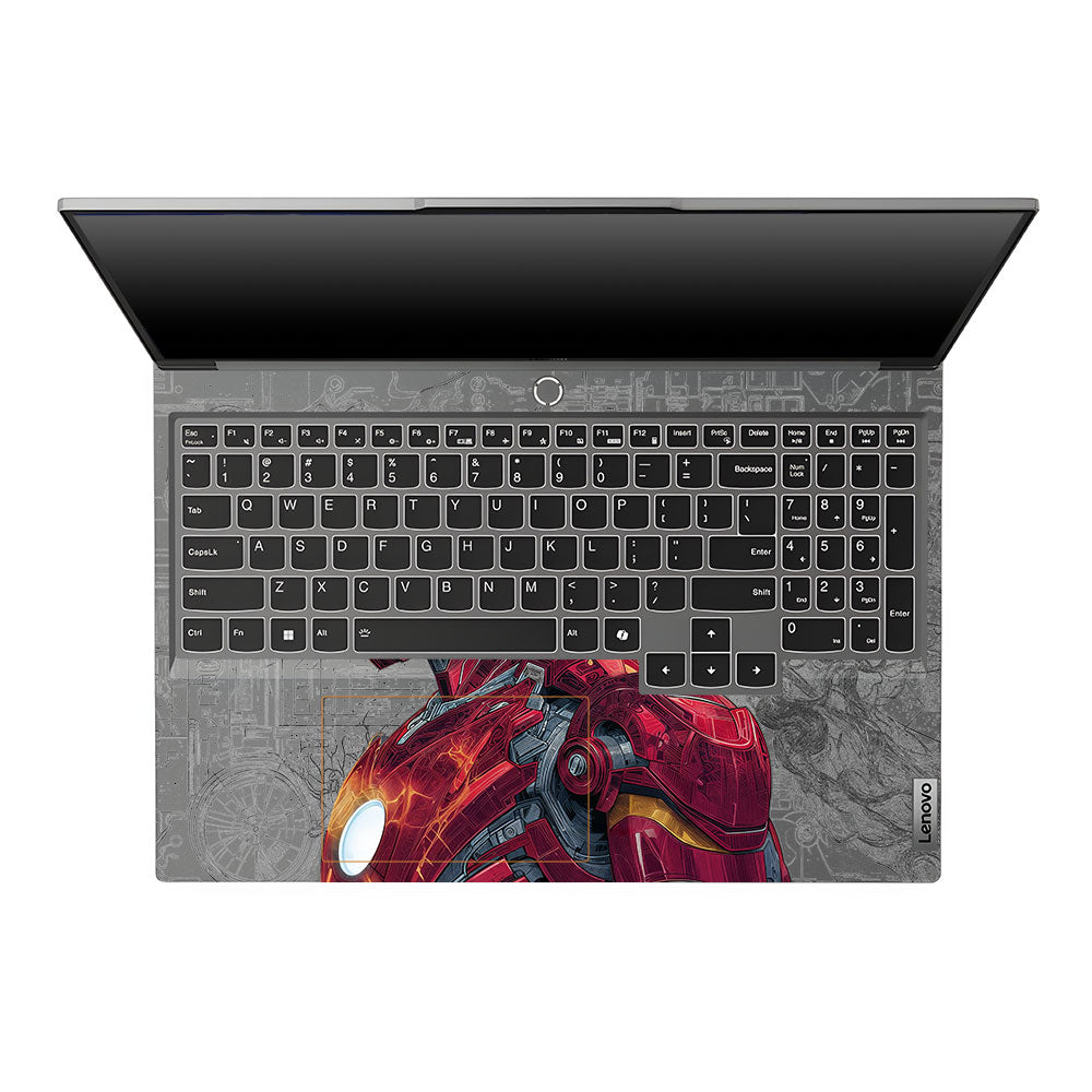 Transparent Futuristic Iron Man Lenovo Legion 5 16IRX9 Laptop Skin