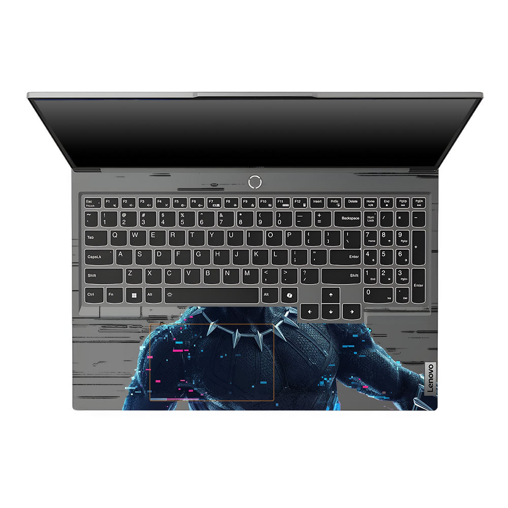 Transparent Glitchborne Panther Lenovo Legion 5 16IRX9 Laptop Skin